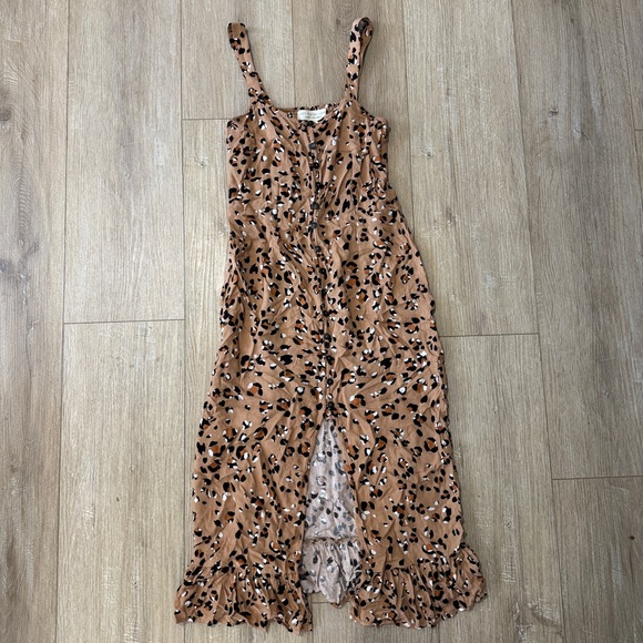 Saltwater Luxe Button front Dress medium - Picture 1 of 6